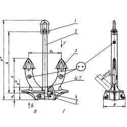 Якорь Холла 28000 кг ГОСТ 761-74